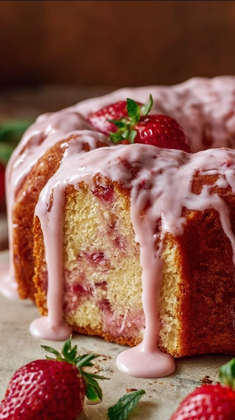 Strawberry Milkshake Pound Cake: A Sweet Delight Awaits!