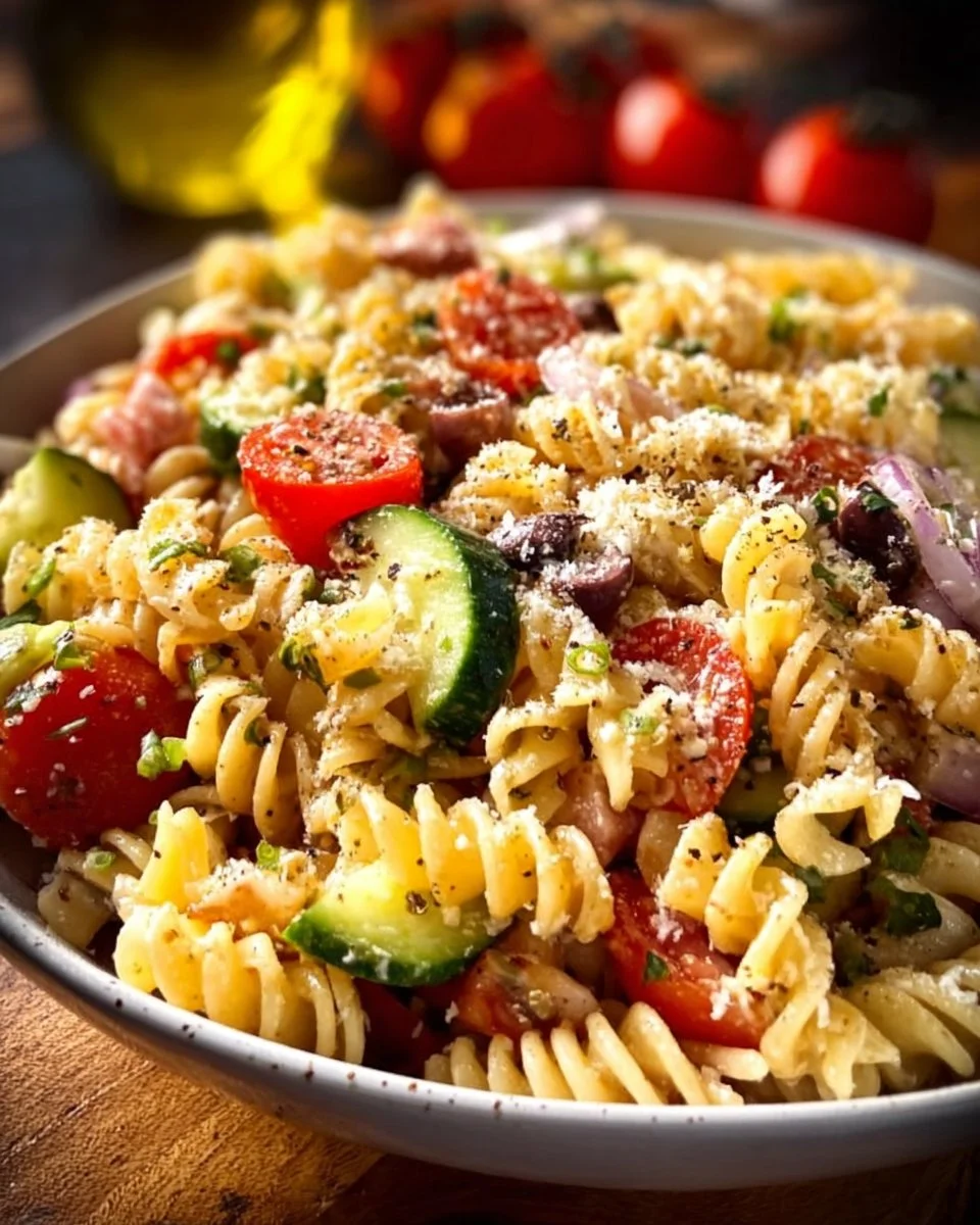 The Best Pasta Salad with Italian Dressing