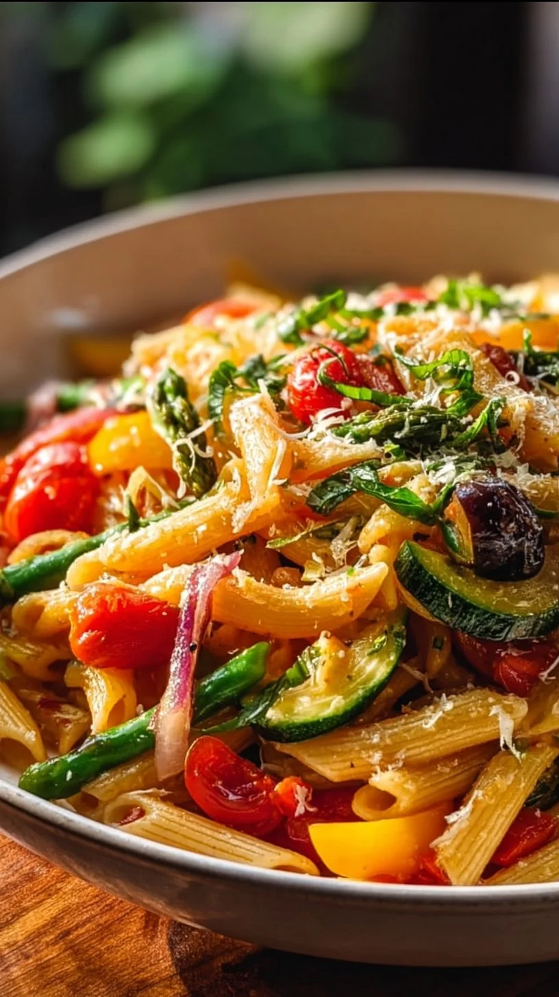 Vegetarian Pasta Primavera Pasta Primavera Vegetarian Pasta Primavera