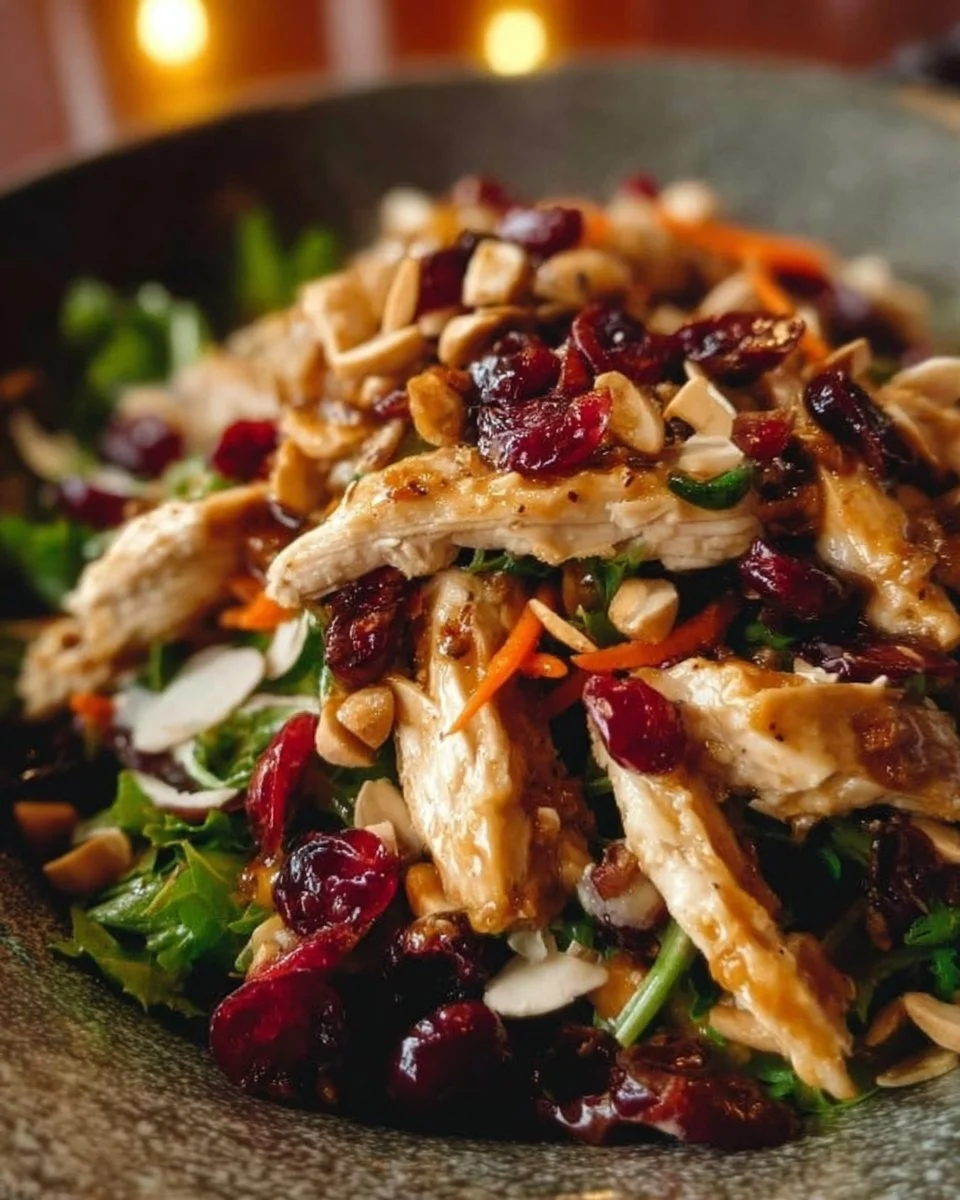 Asian Chicken Cranberry Salad