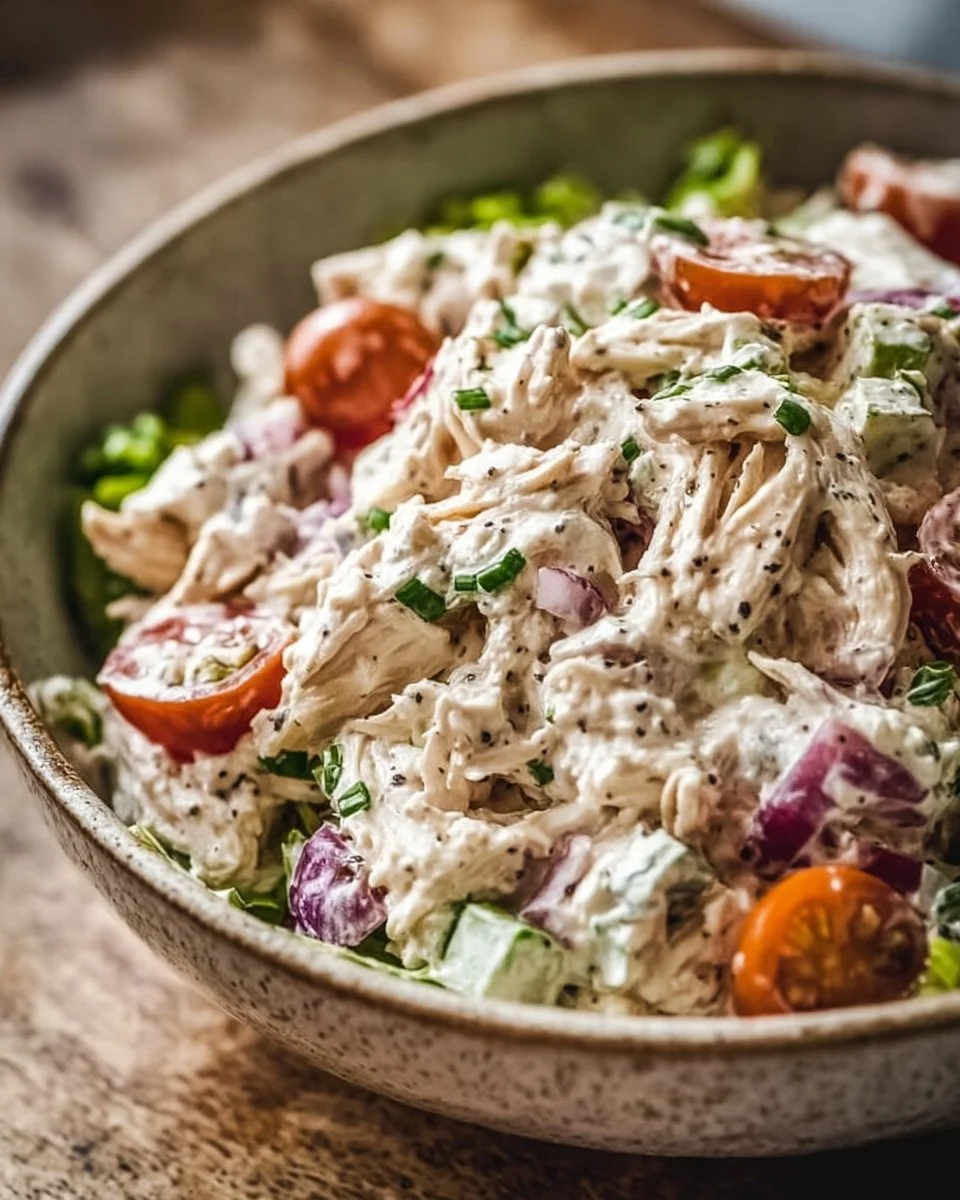 Cottage Cheese Chicken Salad