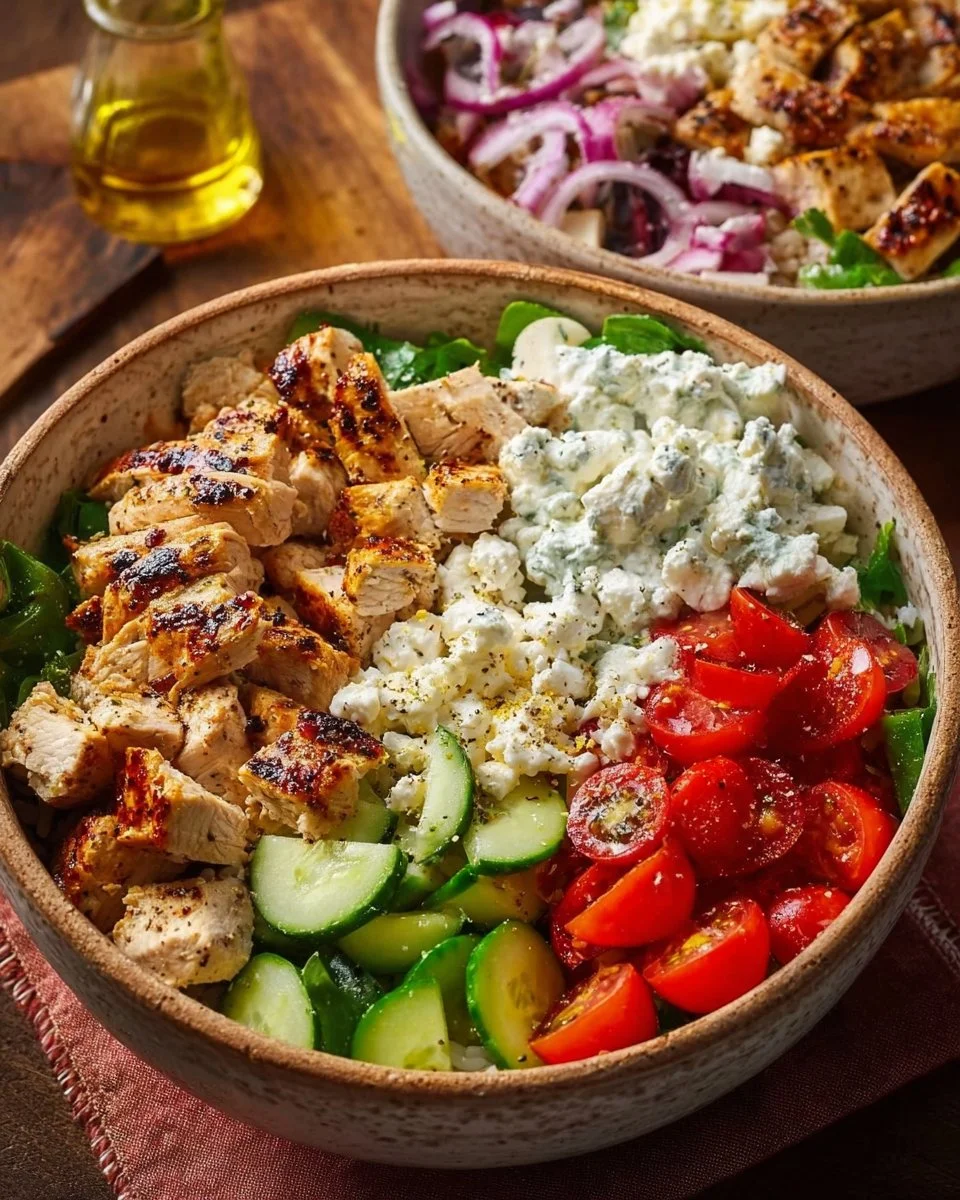 Greek Chicken Bowls