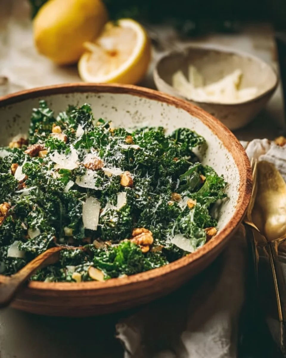 Lemon Parm Kale Salad