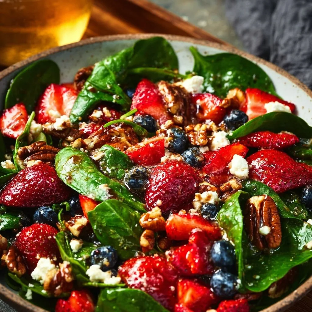 30-Minute Strawberry Spinach Salad