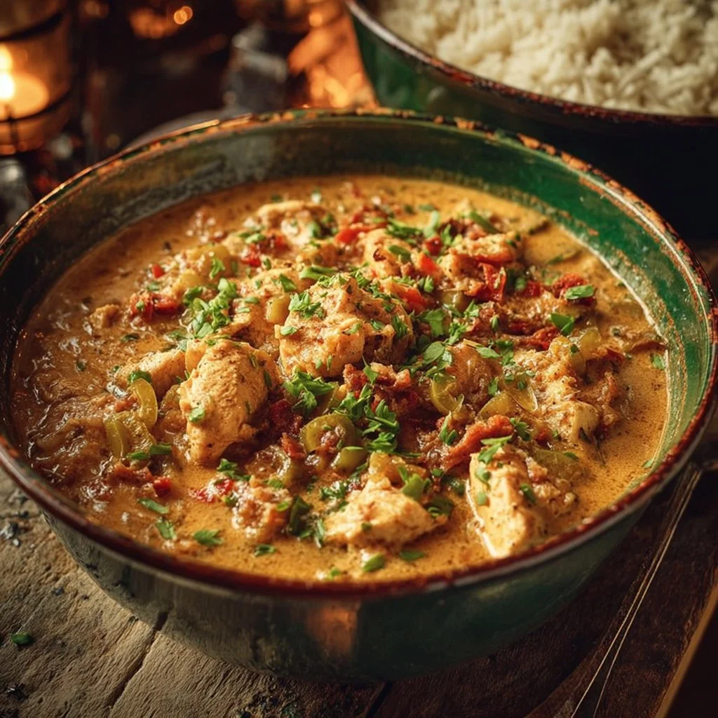 Authentic Chicken Étouffée