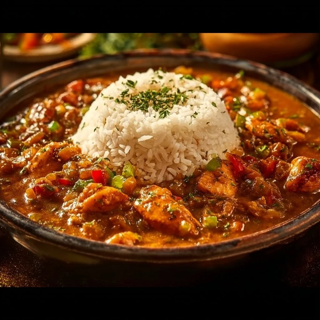 Authentic Chicken Étouffée