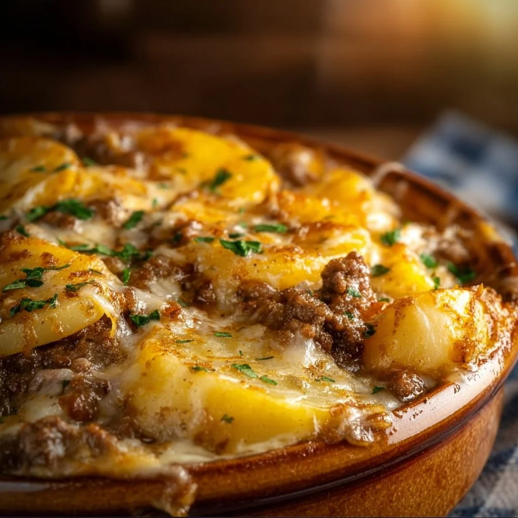 Crockpot Hamburger Potato Casserole