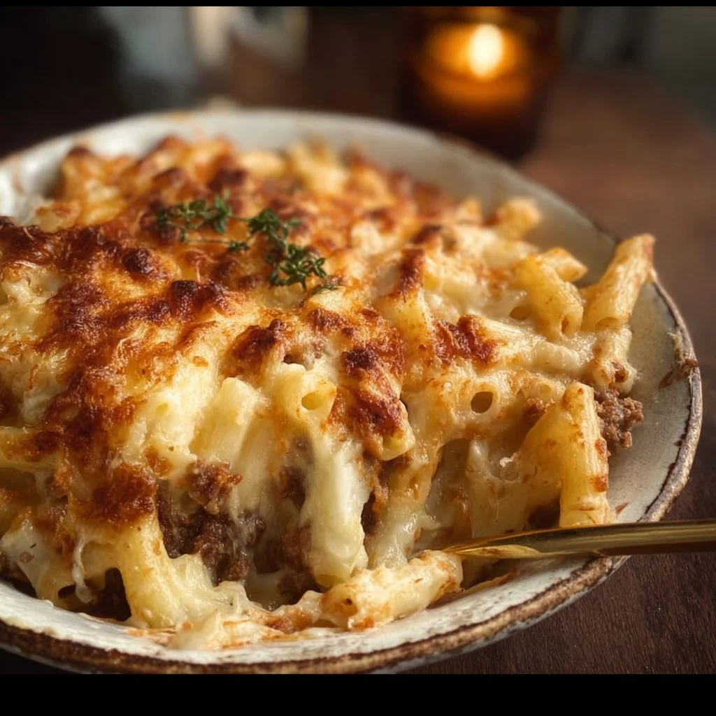 Egyptian Bechamel Pasta