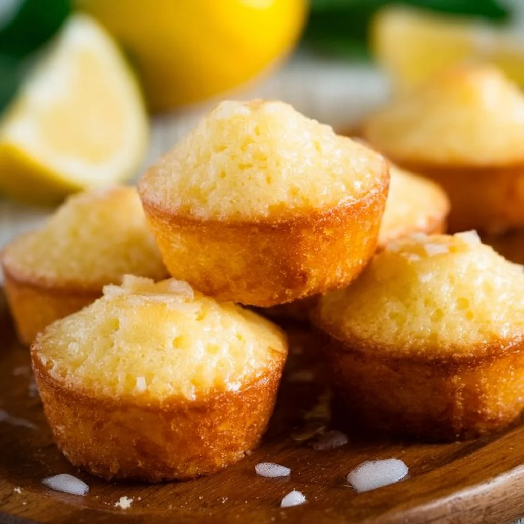 From Scratch Mini Lemon Drop Cakes
