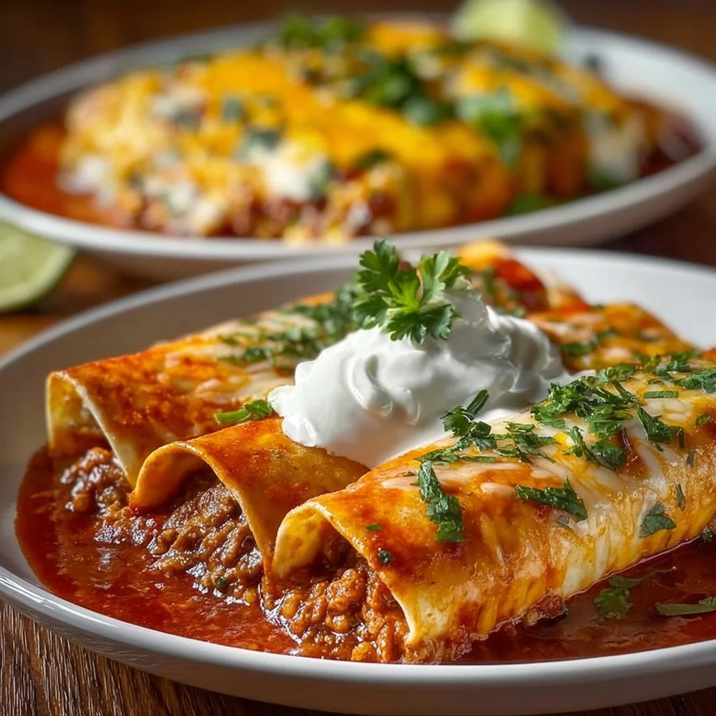 Ground Beef Enchiladas