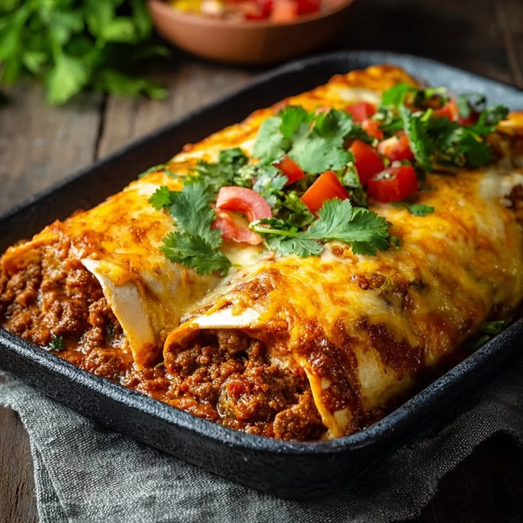 Ground Beef Enchiladas