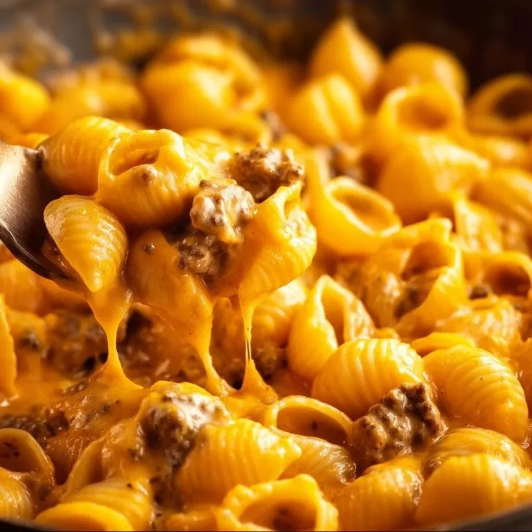 Homemade Hamburger Helper dish served in a bowl with fresh ingredients.