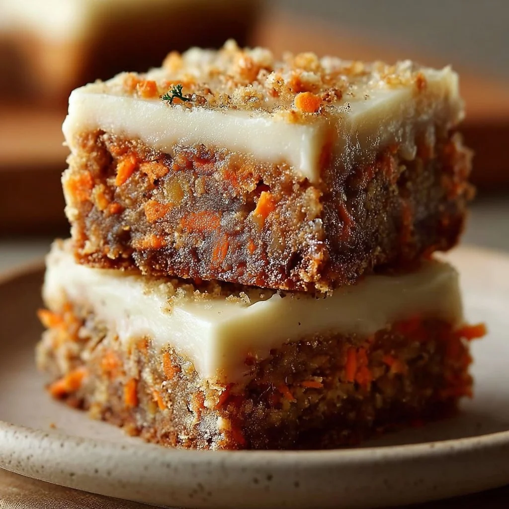 Irresistibly Indulgent Carrot Cake Cream Cheese Bars