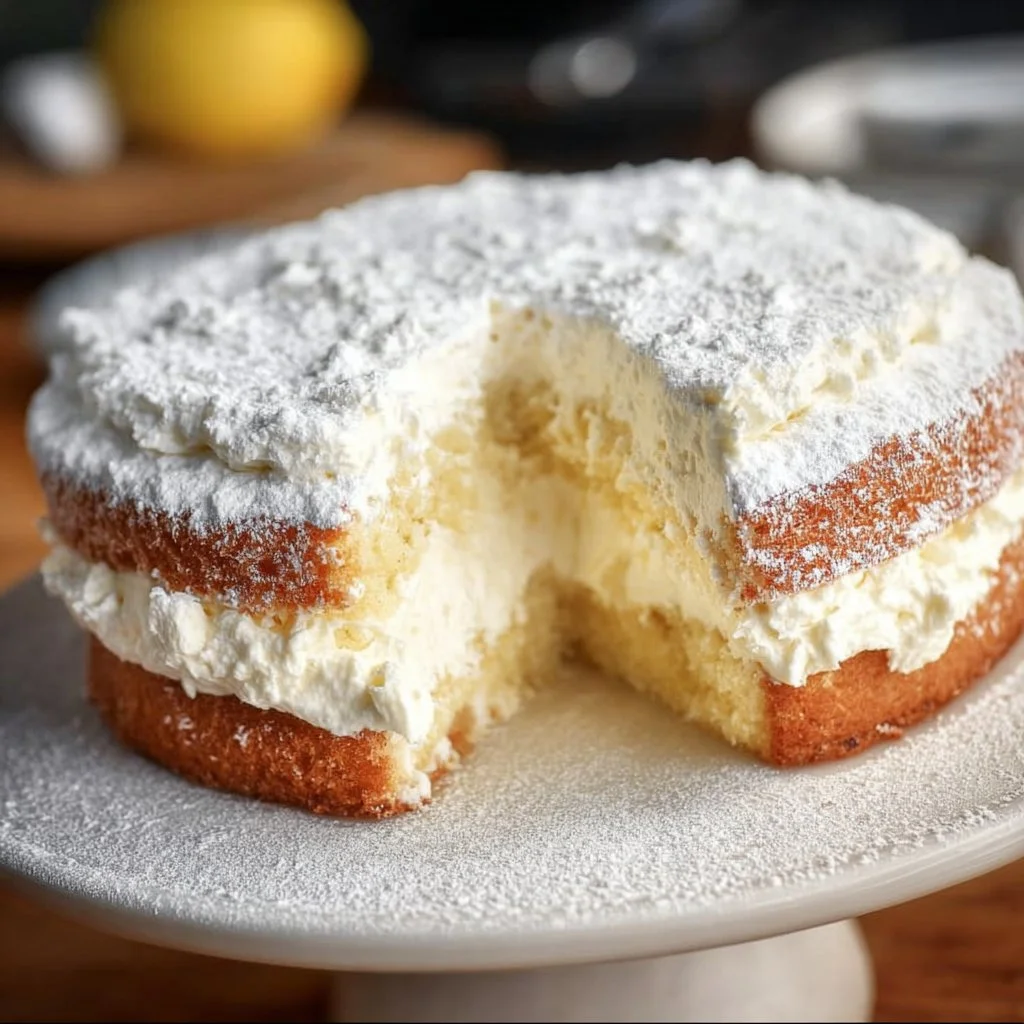 Italian Lemon Cream Cake
