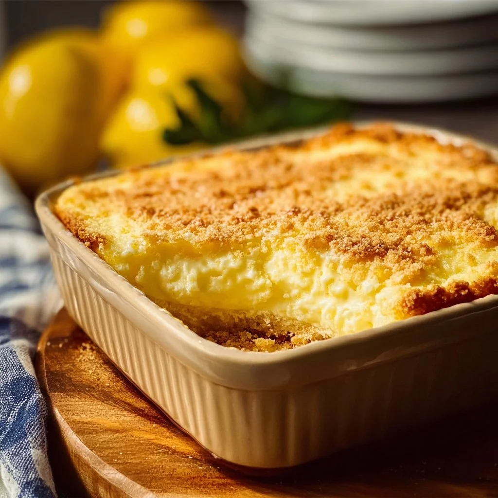 Lemon Cream Cheese Dump Cake