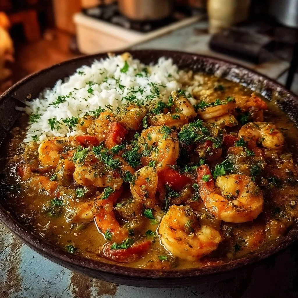 Louisiana Crawfish Smothered Dish