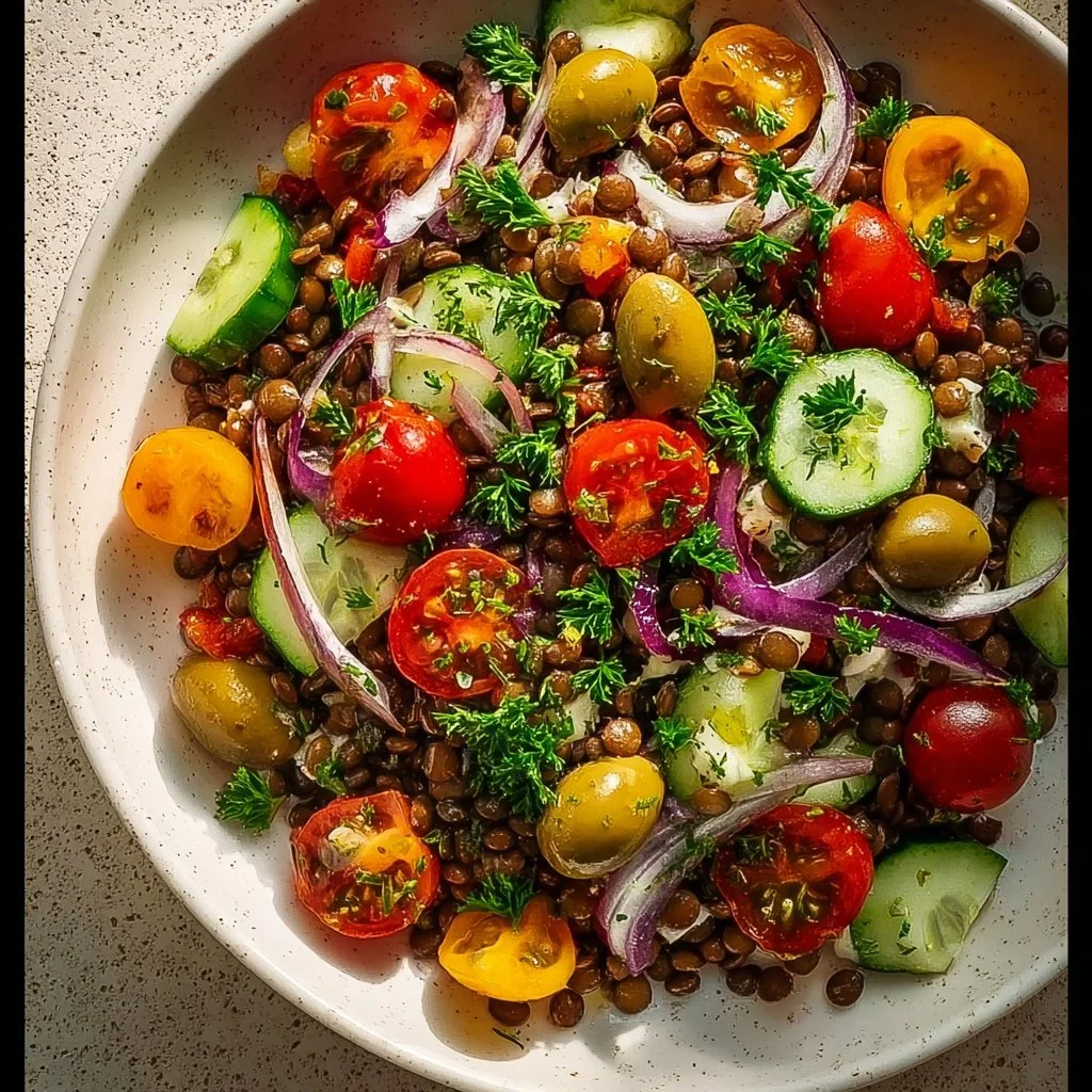 Mediterranean Lentil Salad Lentil Salad Mediterranean Lentil Salad