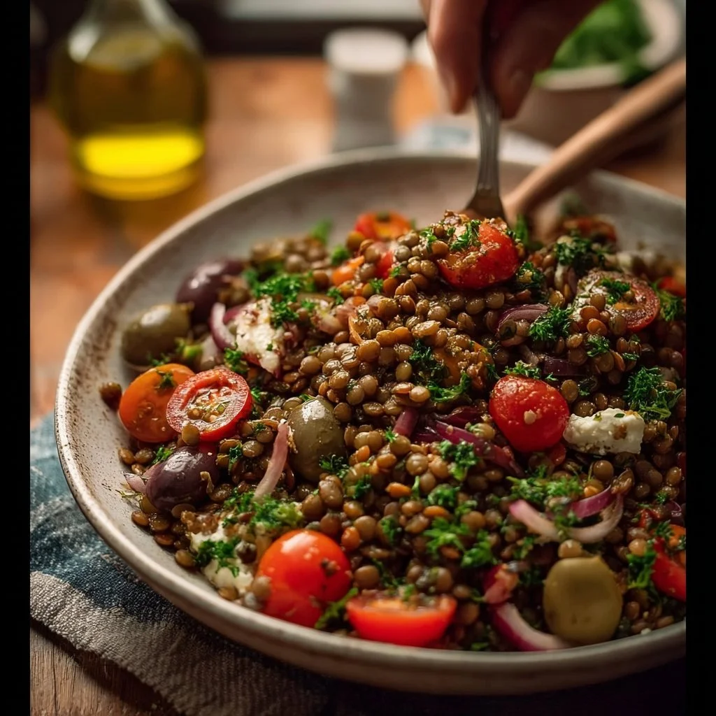 Mediterranean Lentil Salad
