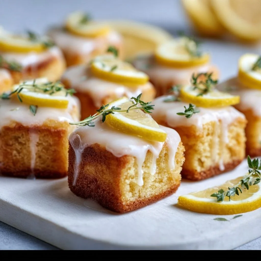 Mini Lemon Drizzle Cakes