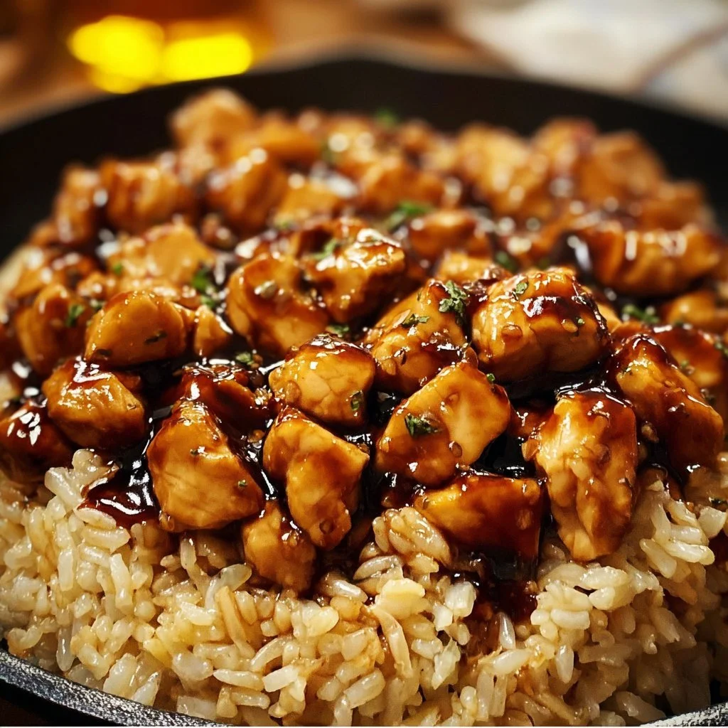 One-Pan Bold Honey BBQ Chicken Rice honey BBQ chicken One-Pan Bold Honey BBQ Chicken Rice