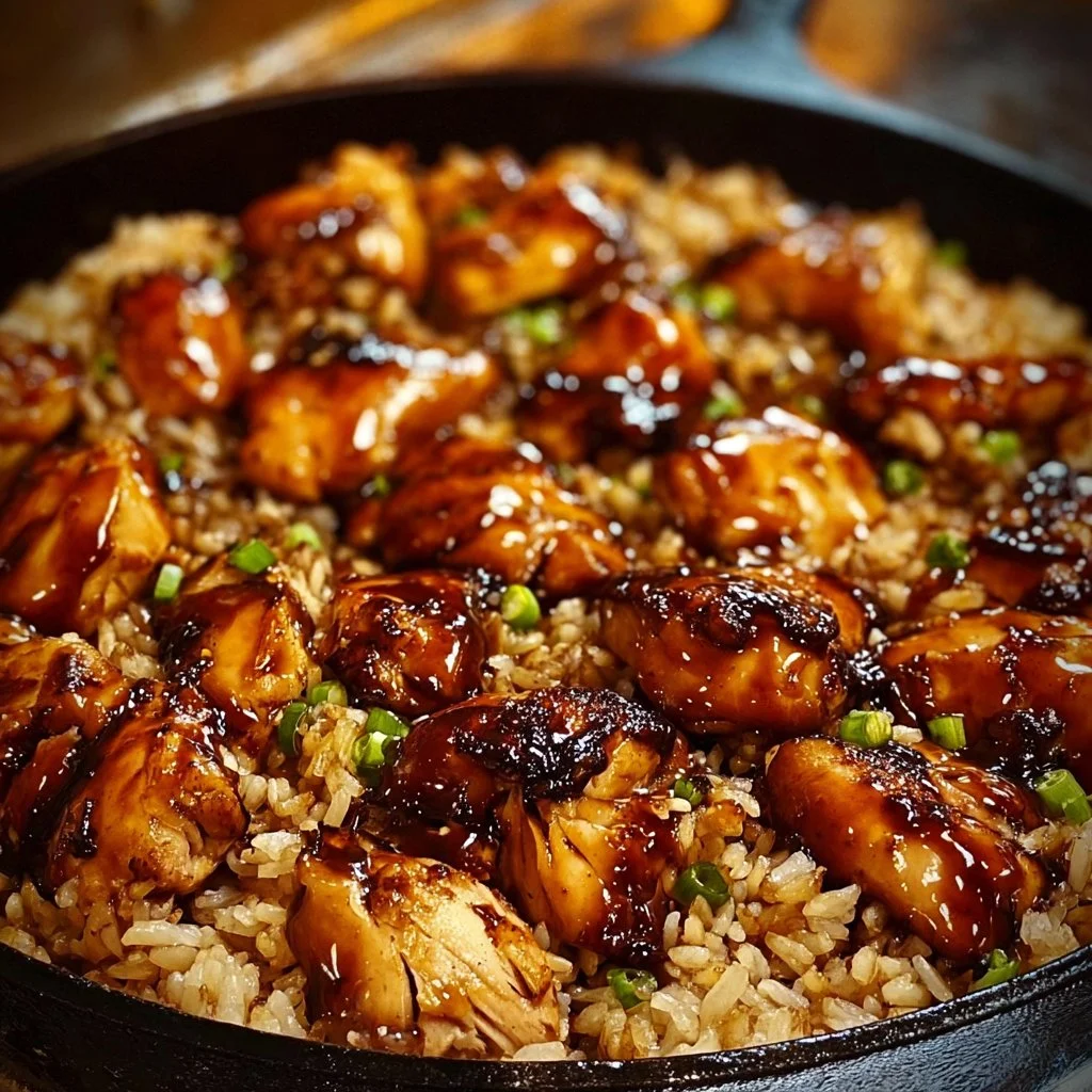 One-Pan Bold Honey BBQ Chicken Rice
