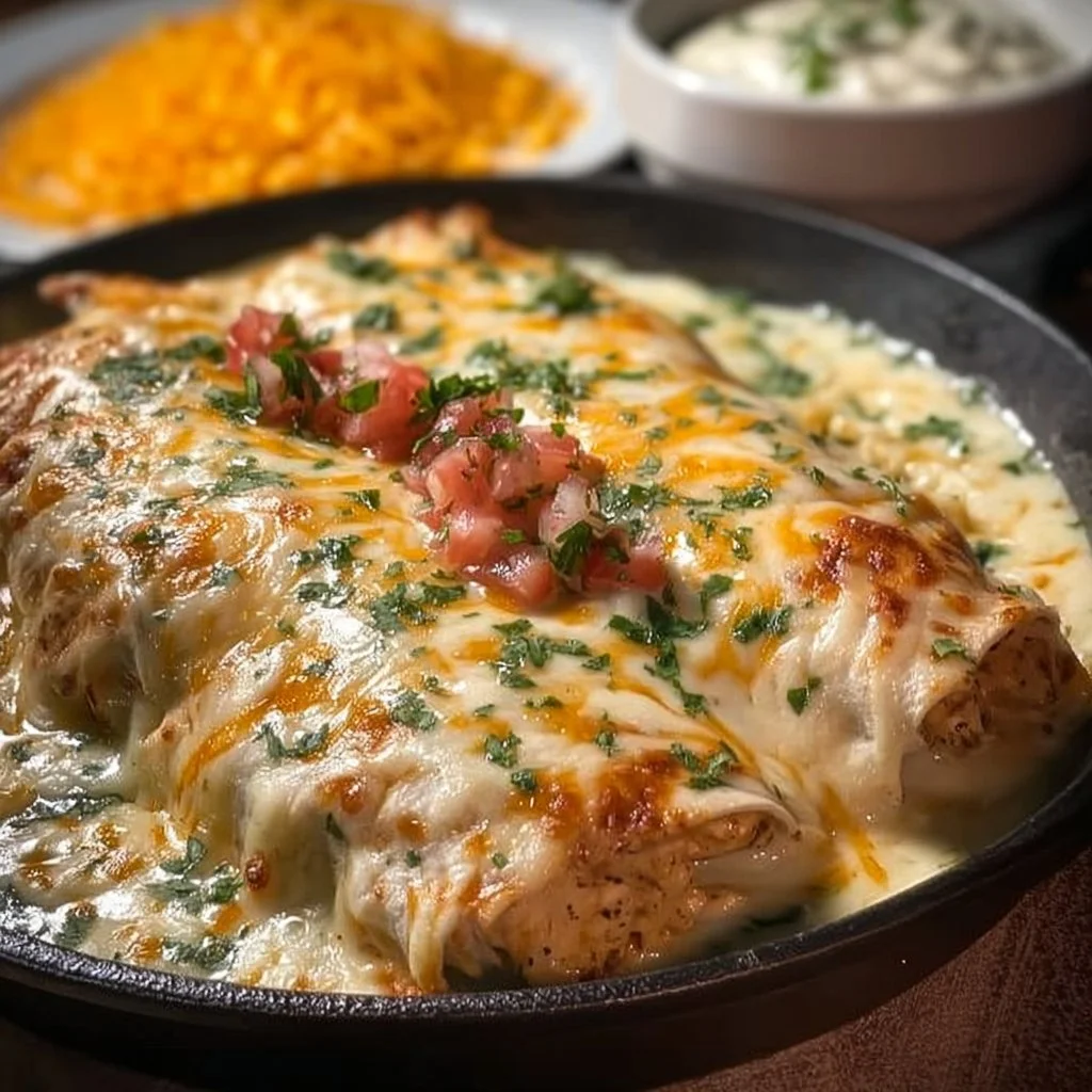 Queso Chicken Enchiladas for a Quick and Cheesy Dinner Delight