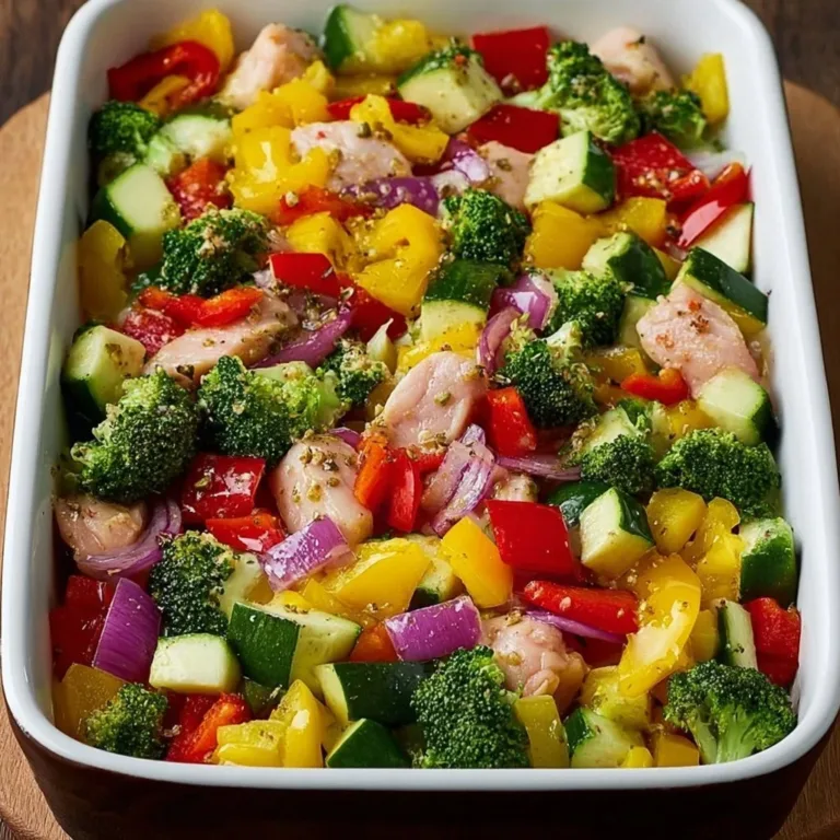 Easy roasted chicken with vegetables cooked in 20 minutes