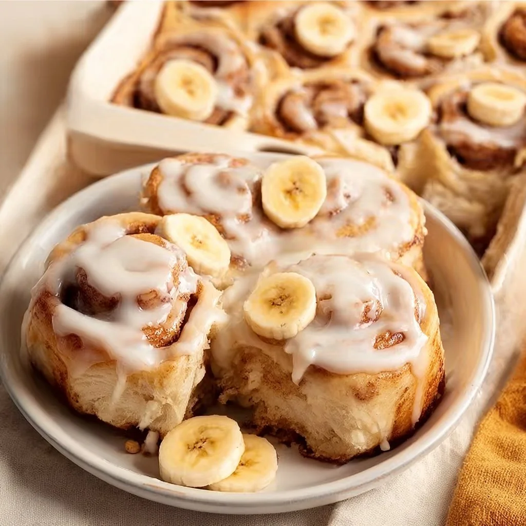 Banana Bread Cinnamon Rolls