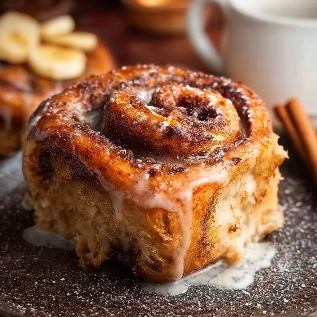 Banana Bread Cinnamon Rolls