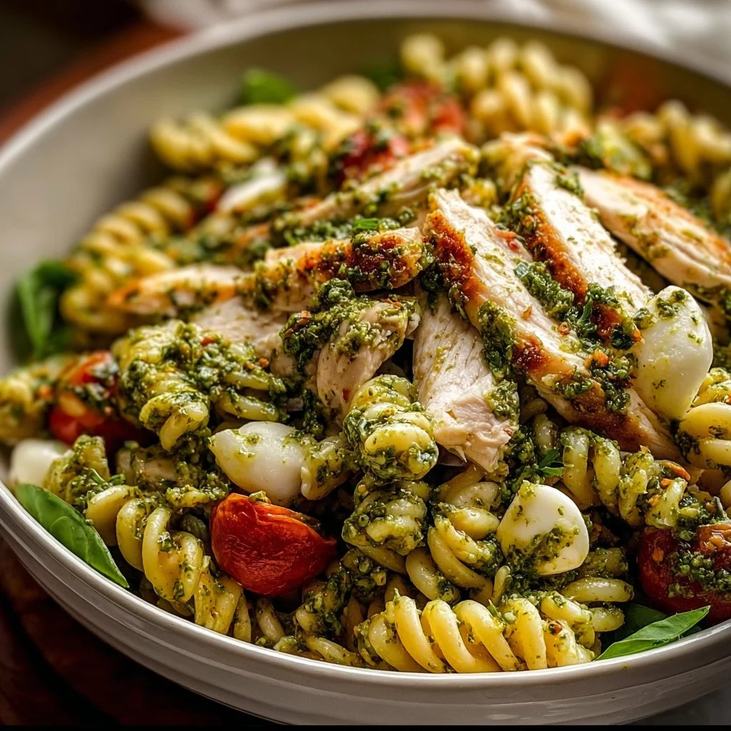 Chicken Pesto Pasta Salad