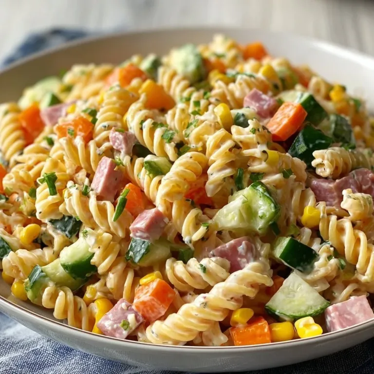 Colorful cold salad with fresh vegetables and dressing