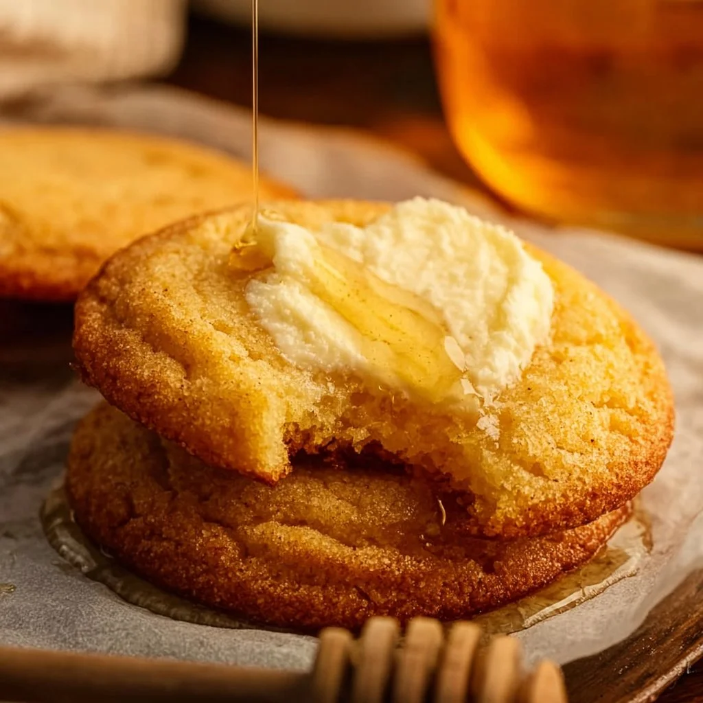 Easy Honey Cornbread Cookies