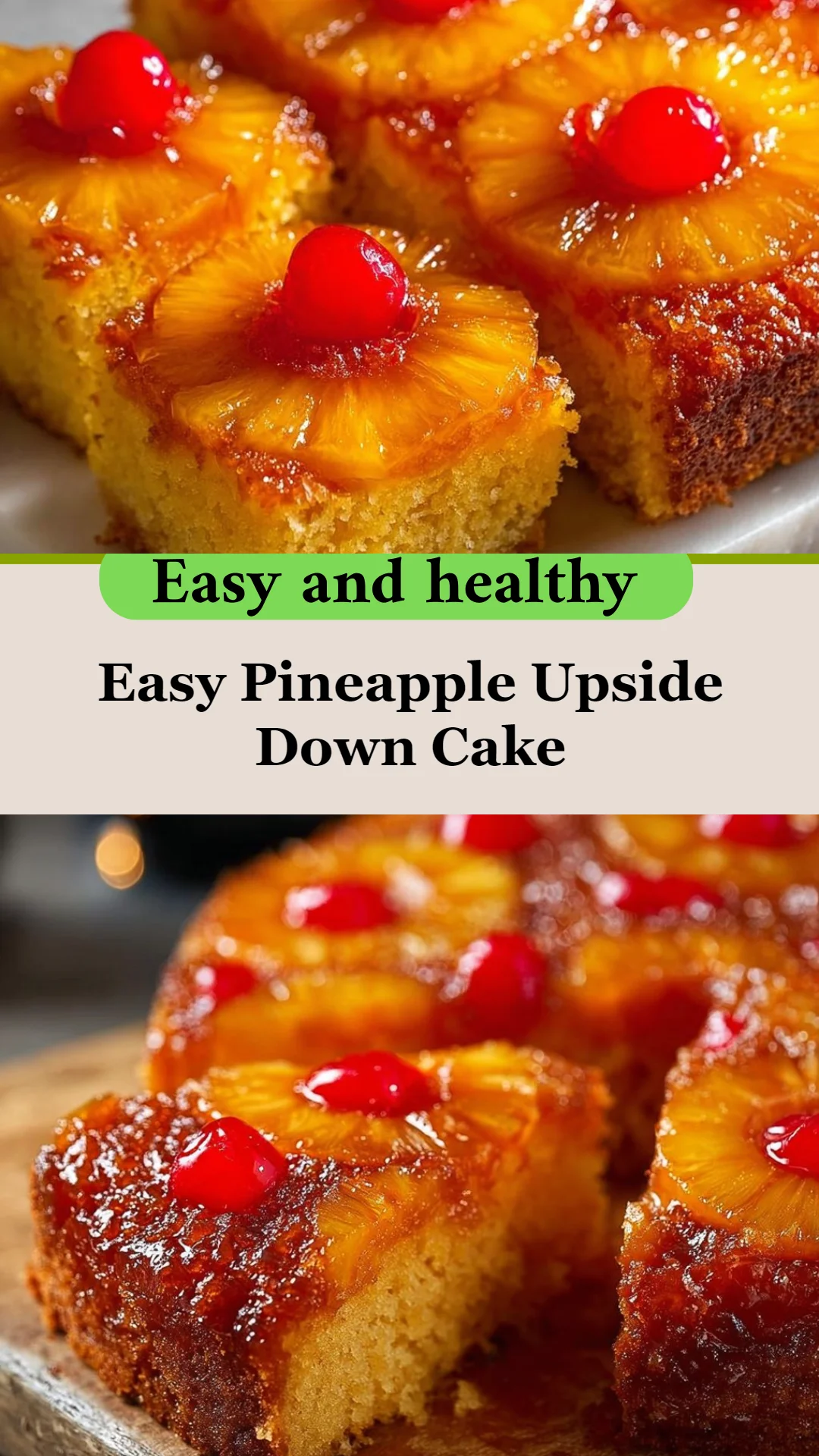 Easy Pineapple Upside Down Cake