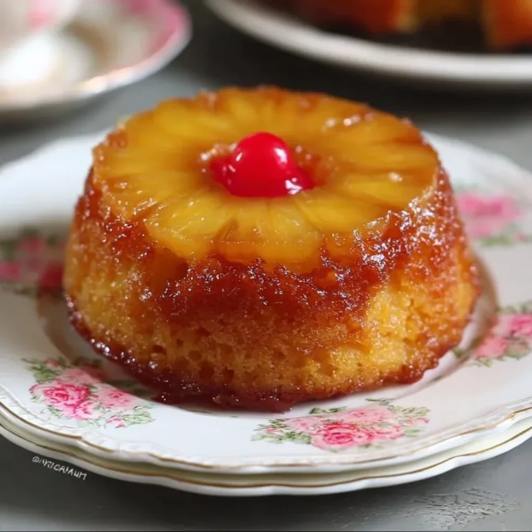 Delicious easy upside down cakes with fruity toppings