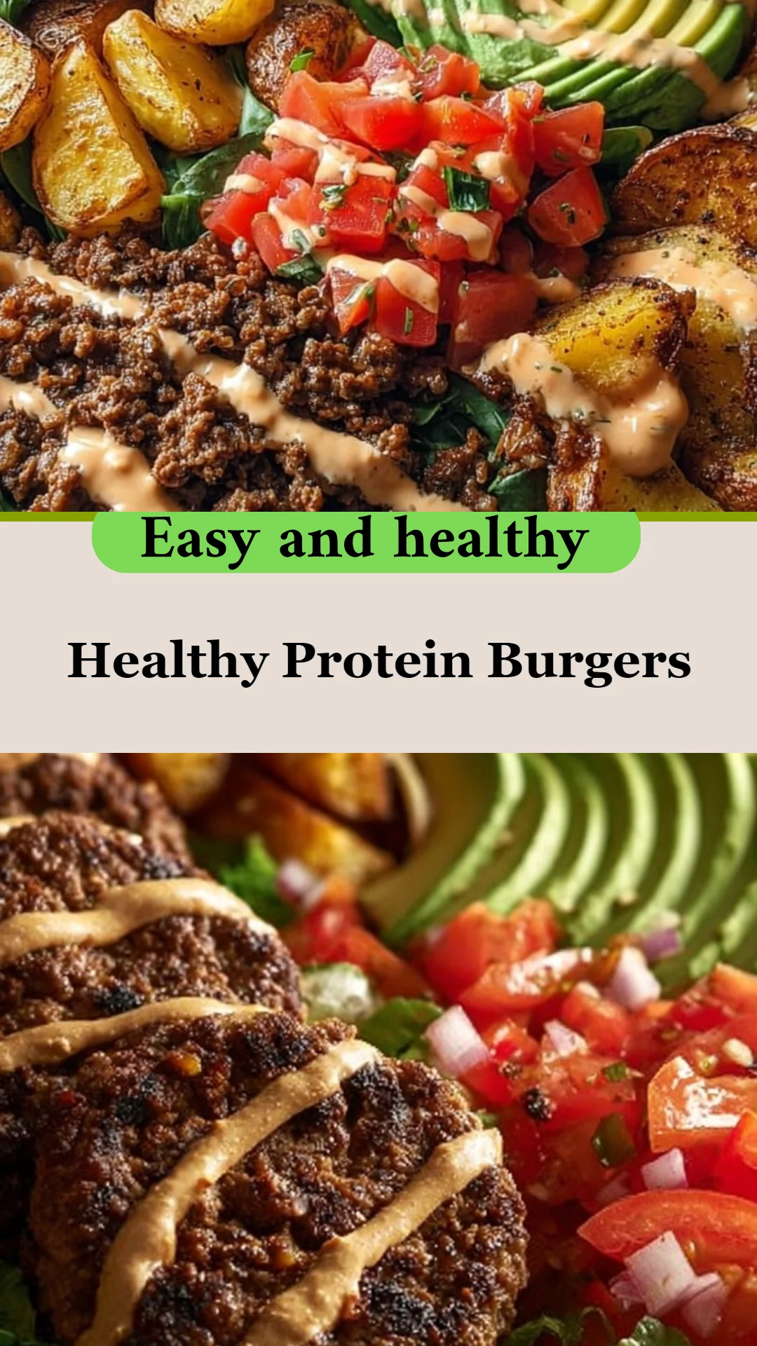 Healthy Protein Burgers