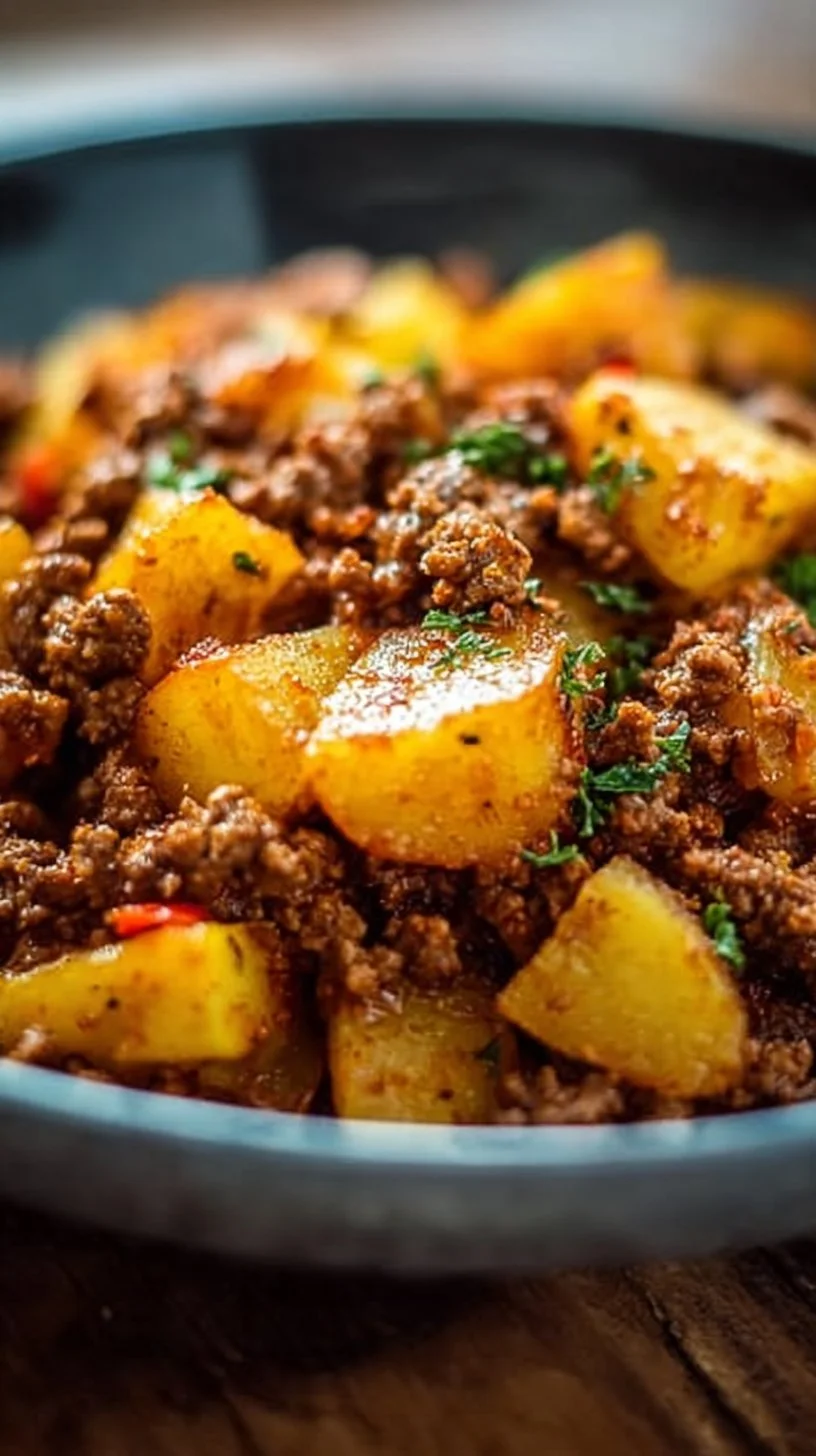 Hearty Ground Beef and Potatoes