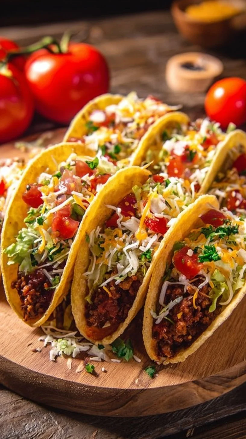 Delicious homemade taco meat in a skillet ready for tacos