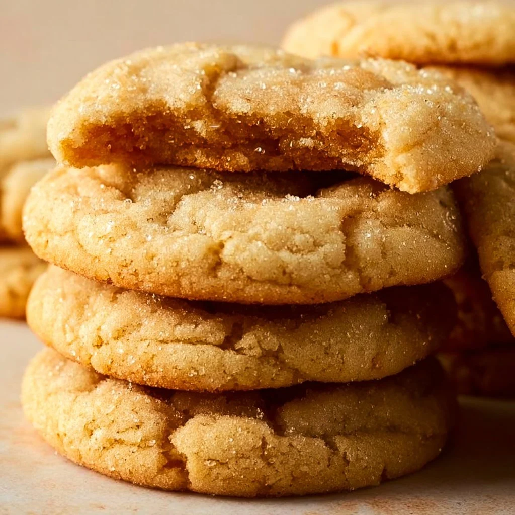 Soft and chewy honey cookies recipe with golden brown texture