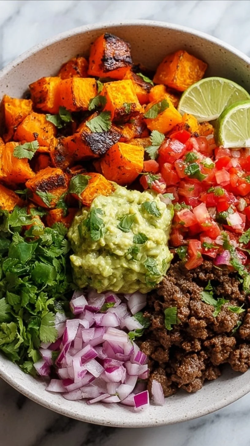 Roasted Sweet Potato Taco Bowls