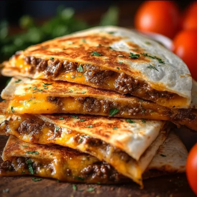 Delicious Smashburger Quesadillas with melted cheese and savory fillings